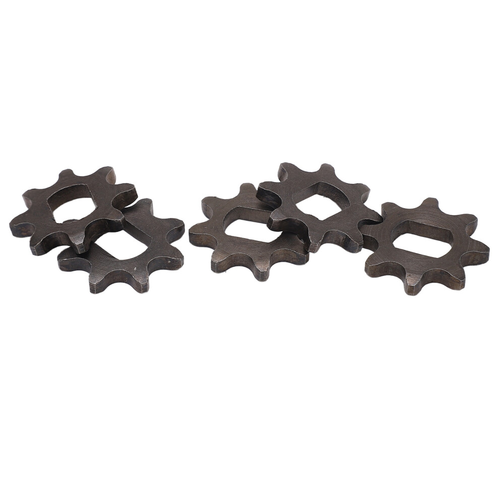 Electric Scooter 8T 420 Chain Sprocket 5Pcs 17X12mm Internal Size Durable Alloy 7891393423612