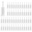 90Pcs Universal Spray Tool Filters Disposable HVLP Gravity Feed Paint Strainers Fine Mesh, White 1