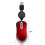 4X  USB Wired Mouse Retractable Cable Tiny Small Mouse 1600 DPI for Windows 98 2000 XP Vista Ve (Red) 3