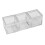 60Pcs Acrylic Box Trays for 0.39Inch 10mm Elements Cubes Clear Case Periodic Table Bracket for Elements Collections 6