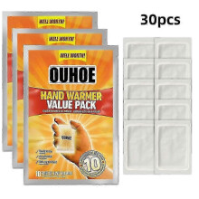 (30pcs) 40pcs Hot Hands Hand Warmers HotHands Packs Warm Pocket Heat Outdoor PACK OF 10 PAIRS