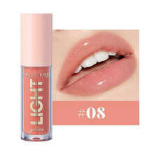 (color08) 12 Colours Mirror Pearl Lip Gloss Waterproof Long Lasting Moisturizing Lipstick