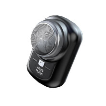 (black) Mini Electric Shaver Beard Trimmer Razor Portable Mini Shaver USB Charge Acces
