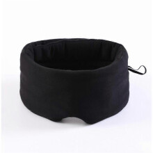 (Black) Sleep Mask for Men Women, 100% Blackout Eye Mask for Sleeping, Skin Friendly Modal Blindfold Night Sleeping Mask