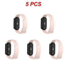(Style L 5pcs) 1/3/5PCS Smart Watch Strap Waterproof Silicone Replacement Wrist Strap For Bracelet 8 Strap Wear Resistant