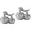 2Peças Ornamento Cerâmica Para E 4