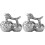 2Peças Ornamento Cerâmica Para E 6
