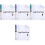 4Rolls Whiteboard Paper Sticker Smooth Surface Adhesive for Home Use 2