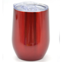 Verre à vin élégant de 35 cl (12 oz) à isolation sous vide et sans pied, idéal pour les cadeaux personnalisés. Doté d'une double paroi et