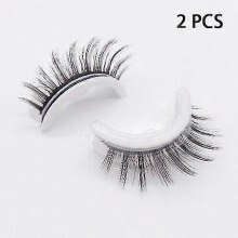 (Long) Reusable Self-adhesive Eyelashes With Natural Look Washable Glue Free Waterproof