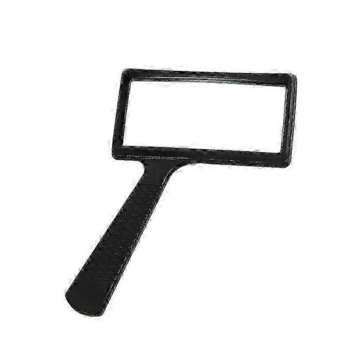 5X Handheld Magnifying Glass - Rectangular Design with Scratch-Resistant Lens for UK Use