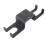 Vertical Barbell Rack Iron, 26cm Length 31.8oz 1