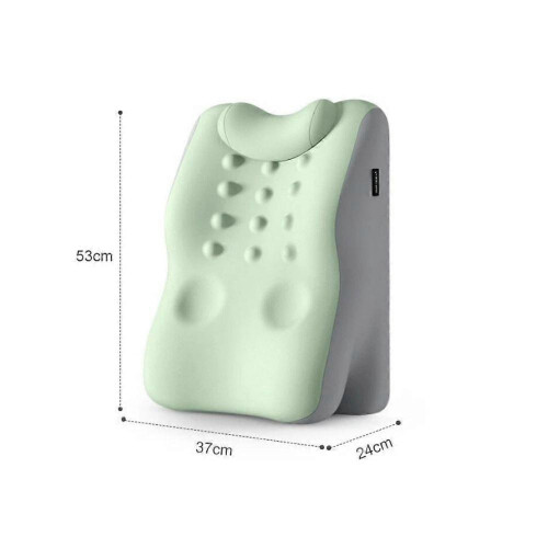 (Beige)Bed Wedge Pillow for Adults - Low-Profile Design, Memory Foam Bed Pillow 1