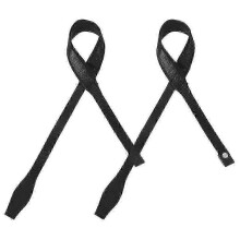 Adjustable Trekking Pole Wrist Straps for Hiking and Skiing, 2-Pack Black Design for UK Outdoor Enthusiasts