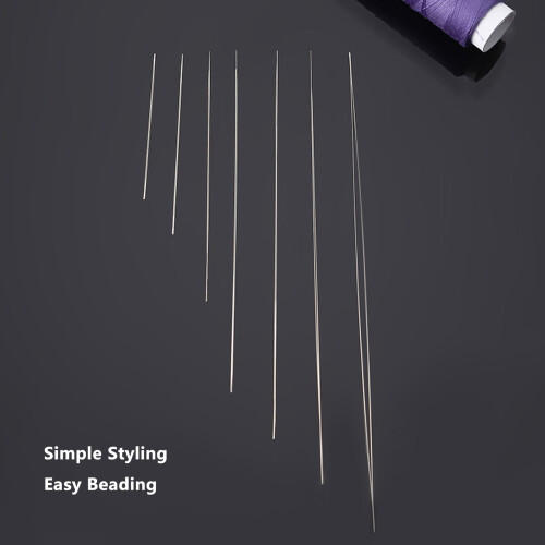 50Pcs Beading Needles, 5.5cm, Stainless Steel 1