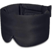 100% mulberry silk sleep mask with adjustable headband, designed for men's comfort during sleep in British climates.