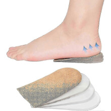 4-Layer Adjustable Orthopaedic Heel Lifts for Leg Length Discrepancy - Relieves Heel Spurs and Achilles Pain
