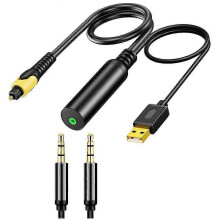 3.5mm to SPDIF Audio Converter for Analog to Digital Sound on UK TVs and Gaming Consoles