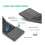 (Grey) Prncalprior Foldable Bluetooth Keyboard with Touchpad, Wireless Mini Keyboard 4