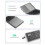 (Grey) Prncalprior Foldable Bluetooth Keyboard with Touchpad, Wireless Mini Keyboard 5