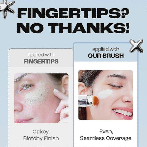 Korean Blanc Cover Cream Stick in White - Colour-Changing Foundation Stick for Flawless Coverage 2