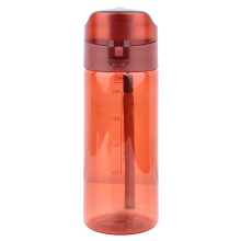 Sticlă de apă ecologică, non-toxică, pentru călătorii, tehnologie etanșă cu capac rabatabil care previne deschiderile accidentale,