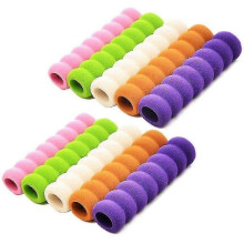 10-piece door handle buffer foam protectors, silicone stoppers to prevent wall damage in British homes and offices.