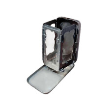 Folding Pocket Candle Lantern for Camping - Portable Stainless Steel Light for Outdoor Adventures