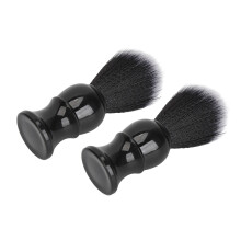 2pcs Beard Soap Brush Fine ABS Synthetic Bristles