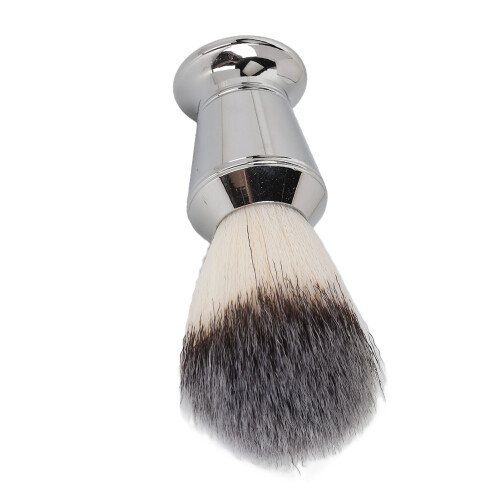 Beard Foaming Brush - Stainless Steel Handle