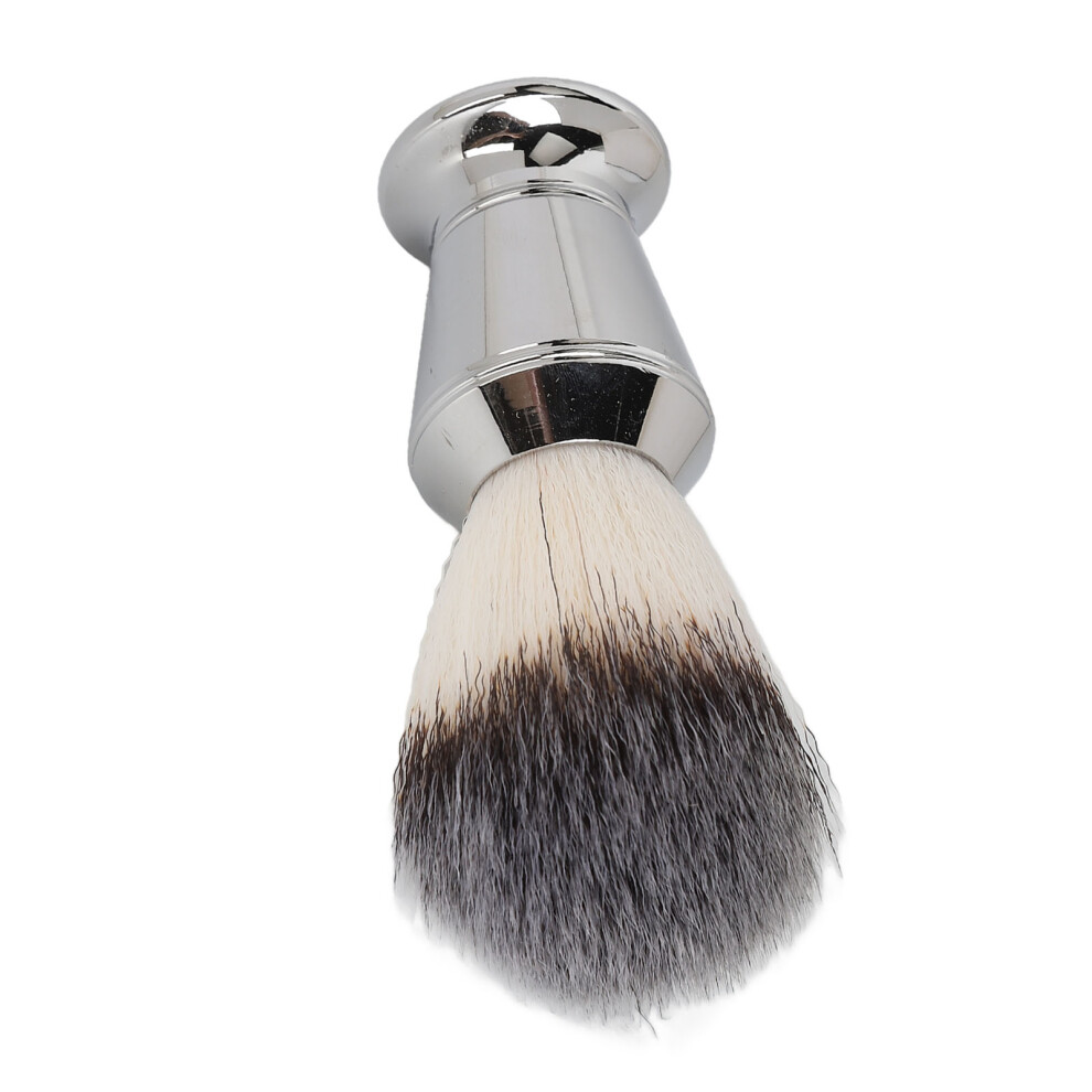 Beard Foaming Brush - Stainless Steel Handle