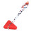 Red Multi-Functional Neurological Reflex Hammer 15