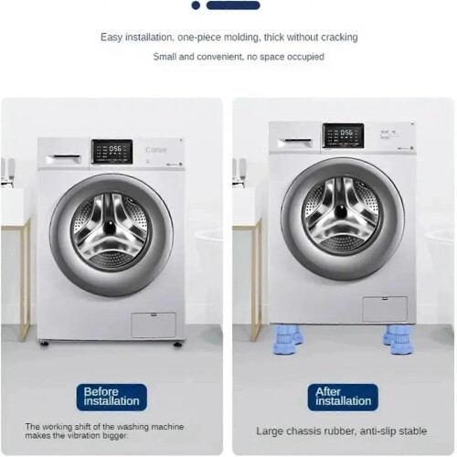 Universal Shock-Absorbing Slip Base for Washing Machines and Refrigerators 2
