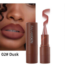 (Dusk) Tapered Gradient Lip Liner Matte Black Brown Velvet Lipstick Waterproof Non Sticky Contouring Tint Lipliner Crayon Lip Makeup