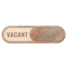 Acrylic Vacant Reserved Sign with Slider - Privacy Door Indicator for Restaurants and Conferences