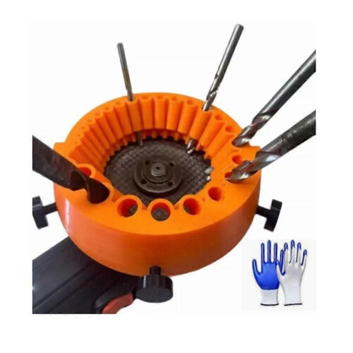 (B) Drill Bit Sharpener, Power Drill Bit Grinding Attachment, Old Drill Bit Grinder