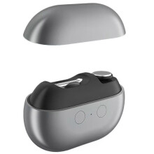 Electric Nail Clipper for Seniors with LED Light, Rechargeable Toenail Trimmer for Thick Nails Grey