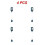 (Style B 4pcs) 1~10PCS 200mah Rechargeable Dc 5v1a Smart Sensor Low Power Consumption Water Flood Sensor 1