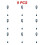 (Style B 9pcs) 1~10PCS 200mah Rechargeable Dc 5v1a Smart Sensor Low Power Consumption Water Flood Sensor 1