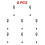 (Style B 8pcs) 1~10PCS 200mah Rechargeable Dc 5v1a Smart Sensor Low Power Consumption Water Flood Sensor 1