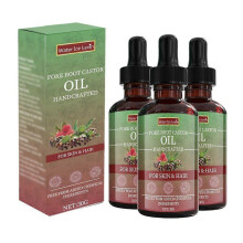 (3pcs)1-3X Poke Root Castor Oil for Skin & Hair - Natural Handcrafted Blend, Deep Moisture, Winter Nourishment, Chemical-Free Formula