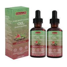 (2pcs)1-3X Poke Root Castor Oil for Skin & Hair - Natural Handcrafted Blend, Deep Moisture, Winter Nourishment, Chemical-Free Formula