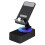 (black) Bluetooth Audio Power Phone Holder, Phone Stand with Bluetooth Speaker Foldable 1