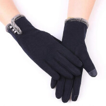 (navy blue) Ladies Gloves Fleece Winter Thermal Premium Quality Touch Screen Glove