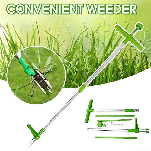 (A) Weed Puller Weeder Twister Twist Pull Claw Garden Lawn Root Killer Remover Tool 1