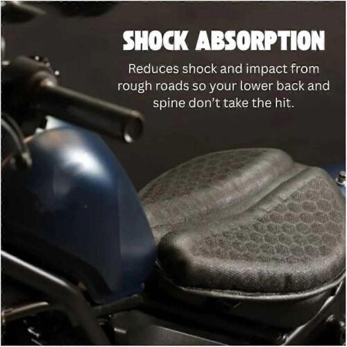 Shake Rider Cushion - Motorcycle Gel Seat Pad 2