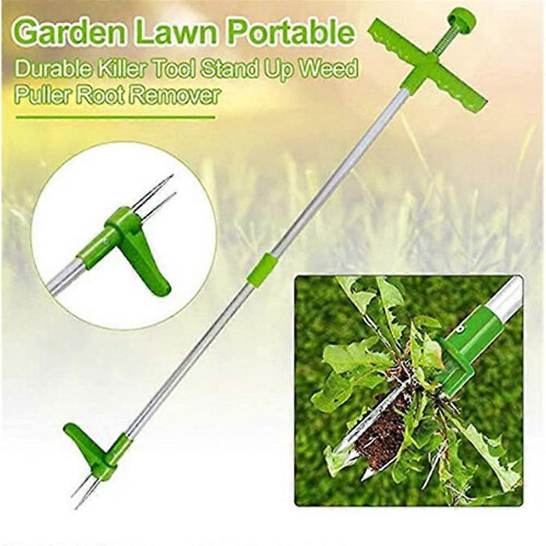 (A) Weed Puller Weeder Twister Twist Pull Claw Garden Lawn Root Killer Remover Tool 2