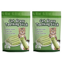 (12pcs) Cat Grass Teeth Grinding Stick Pet Snacks Hairball Removal Mild Hair Row Ready To Eat Cat Baby Cat Teeth Cleaning Sticks 6/12/18pcs