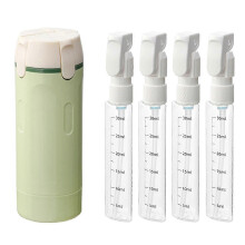 4-in-1 Travel Bottles for Toiletries - Leakproof Refillable Toiletry Containers for Shampoo, Lotion, Conditioner, Travel Essentials\u200b
