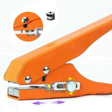 (set1, 12mm) 8-15mm Hand Held Circle Round Single Hole Punch Paper Punch